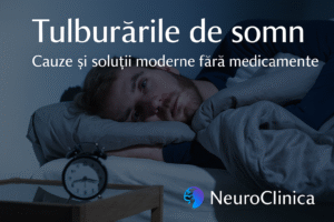 Tulburări de somn – bărbat cu insomnie privindu-se în gol noaptea, NeuroClinica